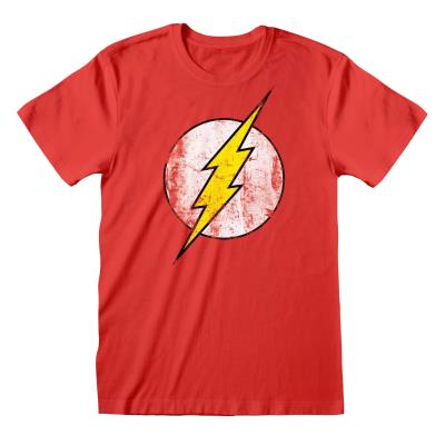 DC Flash T Shirt - Mens - Logo Red (77326)