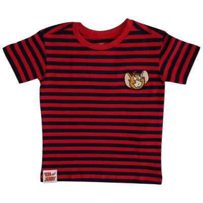 Boys Tom and Jerry T Shirt - Stripped Jerry Design (76997)