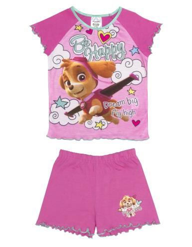 Girls Paw Patrol Shortie Pyjamas
