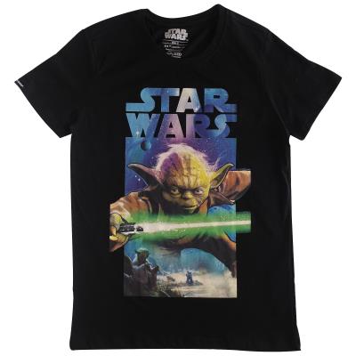 Star Wars T Shirt - Men's - Yoda Poster (77030)
