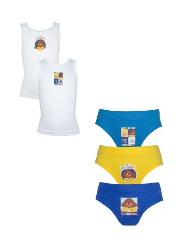 Boys Hey Duggee Pants and Vest Underwear Set