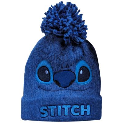 Stitch Pom Beanie - Women's Winter Hat - Disney's Lilo and Stitch (77392)