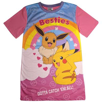 Pokemon Nightdress - Girls - Pikachu and Eevee Nightie (77286)