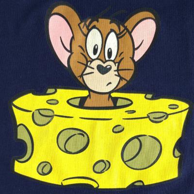 Boys Tom and Jerry T Shirt - Jerry in Cheese Design
