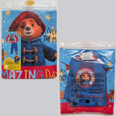 Boys Paddington Bear Pyjamas - Blue and Red - Amazing Day Design