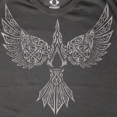 Assassin's Creed T-Shirt - Men's Valhalla Raven Design