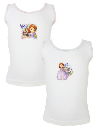 Pack of 2 Disney Sofia the First Girls Vests