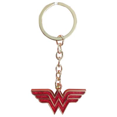 Wonder Woman Keychain - Metal - Red and Gold (77080)