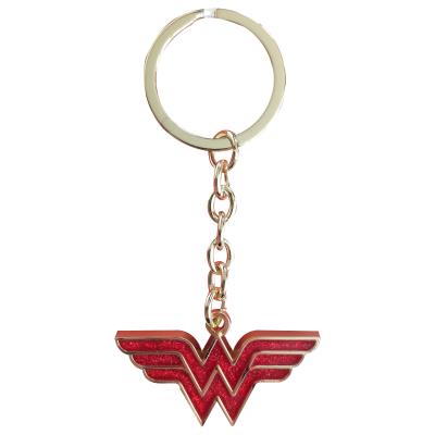 Wonder Woman Keychain - Metal - Red and Gold