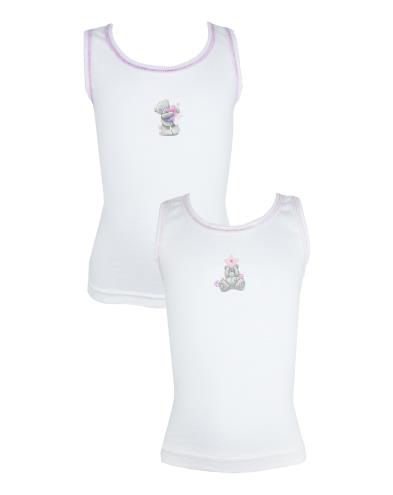 Pack of 2 Me to You Tatty Teddy Girls Cotton Vests