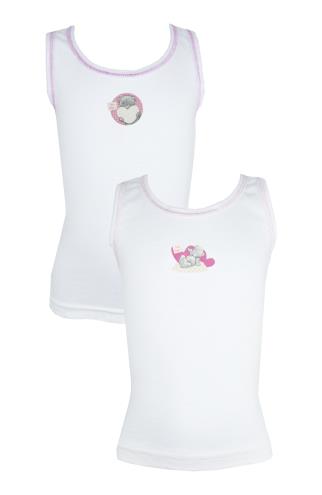 Pack of 2 Me to You Tatty Teddy Girls Cotton Vests