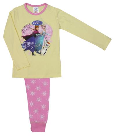 Elsa, Anna and Olaf Girls Frozen Pyjamas - Age 4-10 Years