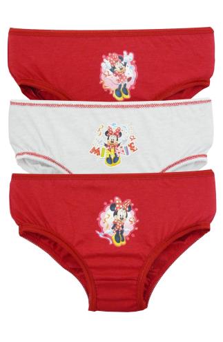 Disney Minnie Mouse 3 Girls Pants / Knickers