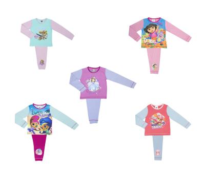 5 Pack Childrens Boys Girls Pyjamas Mixed Characters