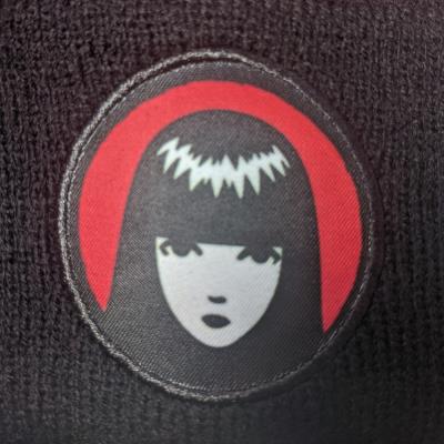 Emily the Strange Beanie - Women's Winter Hat - Striped Bobble Hat