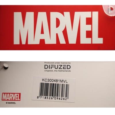 Mens Marvel Logo Beanie Bobble Hat