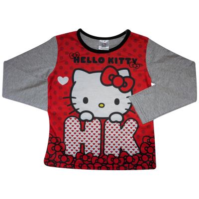 Hello Kitty Pyjamas - Girls 5-12 Years - Bows and Hearts Design