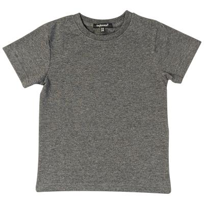 Children's Plain T-Shirt - Unisex - 2-12 Years - Black, Charcoal Marl or Navy (77280)