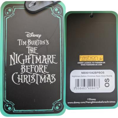 The Nightmare Before Christmas Beanie - Unisex Winter Hat - Jack Bobble Hat