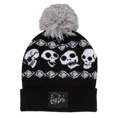 Corpse Bride Beanie - Unisex Winter Hat - Skeleton Band (77393)