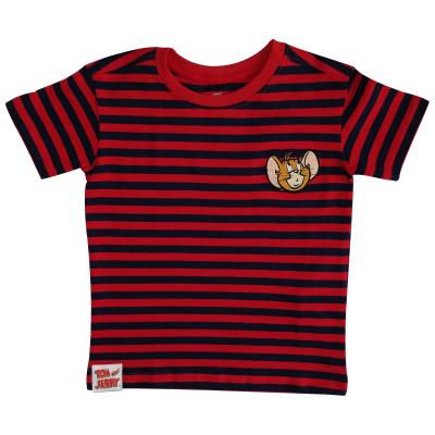 Boys Tom and Jerry T Shirt - Stripped Jerry Design (76997)