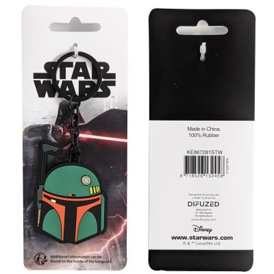 Boba Fett Keyring - Rubber - Star Wars