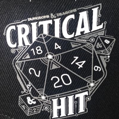 Dungeons and Dragons Cap - Men's Snapback - Critical HIT Design