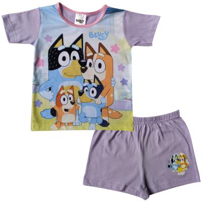 Girls Bluey Shortie Set - Pyjamas - 18 Months to 5 Years (77336)