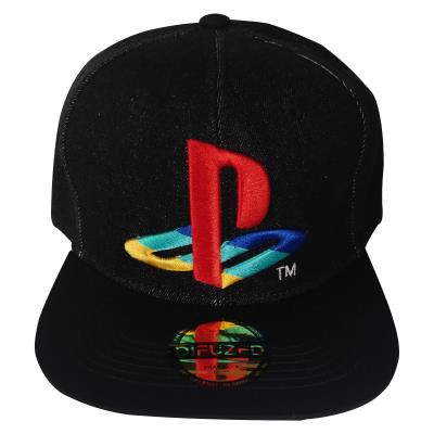 Men's Playstation Logo Denim Snapback Cap