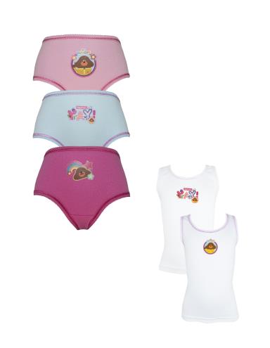 Hey Duggee Girls Pants and Vest Underwear Set