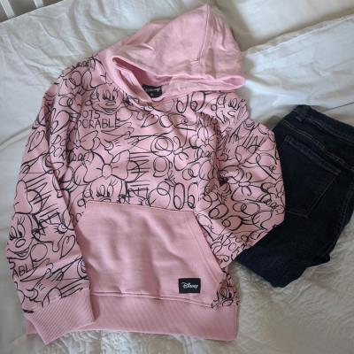 Disney Minnie Mouse Hoodie - Girls - Kangaroo Pocket