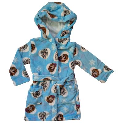 Disney Frozen Dressing Gown - Elsa and Anna - Hooded Robe (77496)
