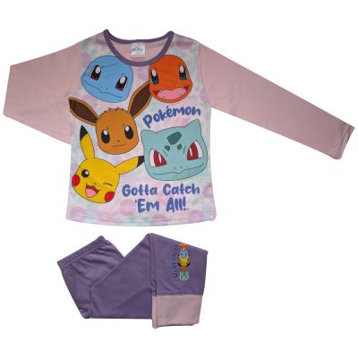 Pokemon Pyjamas - Girls 5-12 Years - Gotta Catch 'Em All : 77555