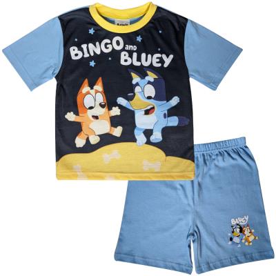 Boys Bluey Shortie Set - Pyjamas - 18 Months to 5 Years (77335)