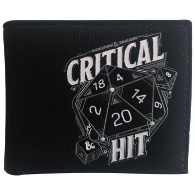 Dungeons and Dragons Wallet - Bifold Critical HIT Design