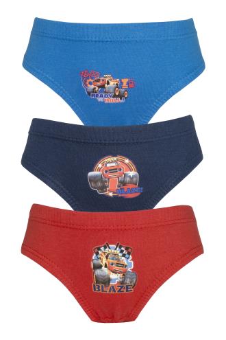 Boys Blaze and the Monster Machines 3 Pack Pants / Briefs