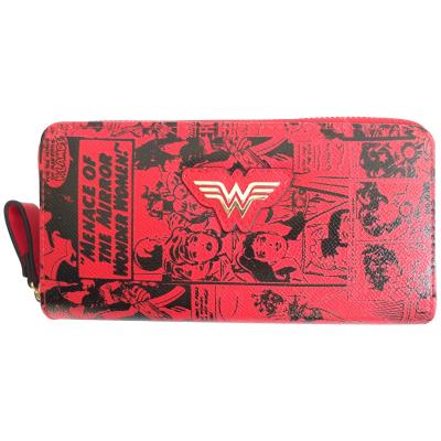 Wonder Woman Purse - Zip Around - Comic Book Design (77073)