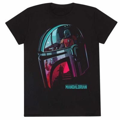 The Mandalorian T Shirt - Men's - Helmet Reflection (77322)