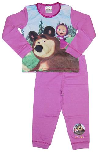 Masha and the Bear Girls Pyjamas - 18 months to 5 years