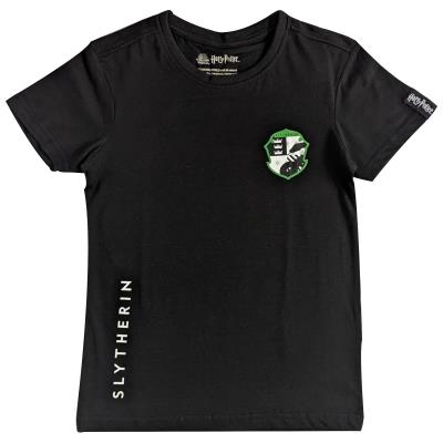 Boys Slytherin T Shirt - Harry Potter - House Emblem (77203)