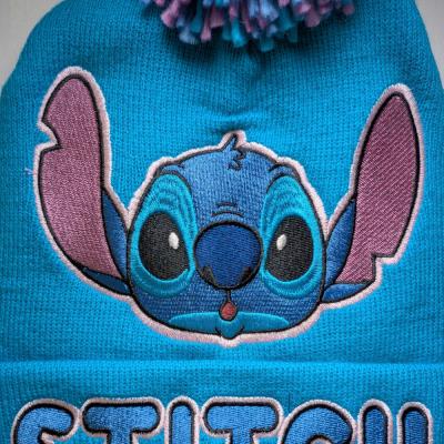 Lilo & Stitch Beanie - Women's Bobble Hat - Stitch's Face
