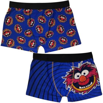 Mens 2 Pack Animal Boxers