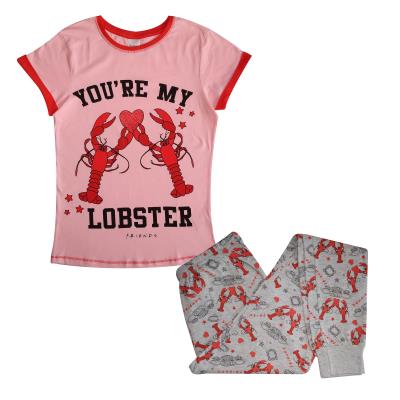 Ladies Friends Pyjamas 'You're My Lobster'