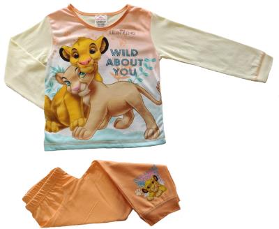 Girls Toddler Lion King Pyjamas - Cosy Cotton PJs - Sizes 18 Months to 5 Years