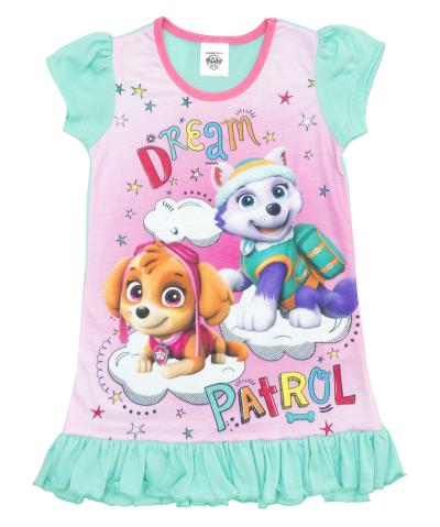 Paw Patrol Girls Nightie - Ages 2 to 6 Years