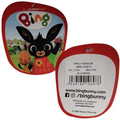 Girls Bing Bunny Colour Block Pyjamas