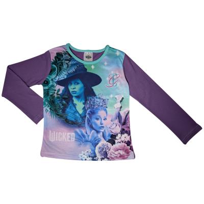 Girls Wicked Pyjamas - Purple and Blue Design - Universal Pictures