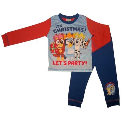 Christmas Bluey Pyjamas - Boys 18 months to 5 years - It's Christmas Let's Party : 77573