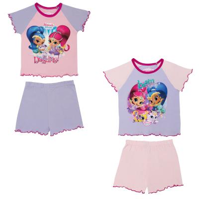 2 Pack Nickleodeon Shimmer & Shine Girls Pyjama Short Set, 12 Months - 4 Years