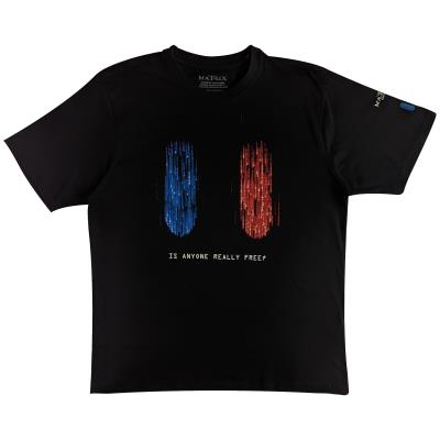 The Matrix Oversized T Shirt - Men's - Is Anyone Really Free? (77201)